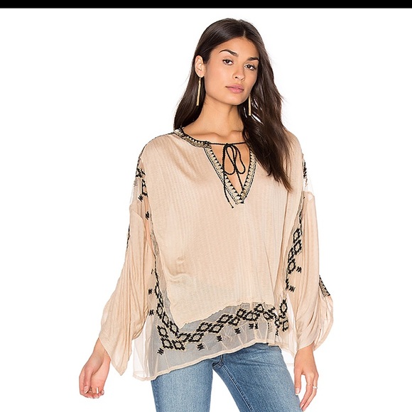 Free People Tops - Like New FREE PEOPLE Eden Blouse Cream
